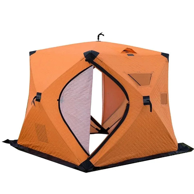 Outdoor Camping Tent 3-4 Person - Pop Up Travel Tent Ice Fishing Tents - Trekker Essentials
