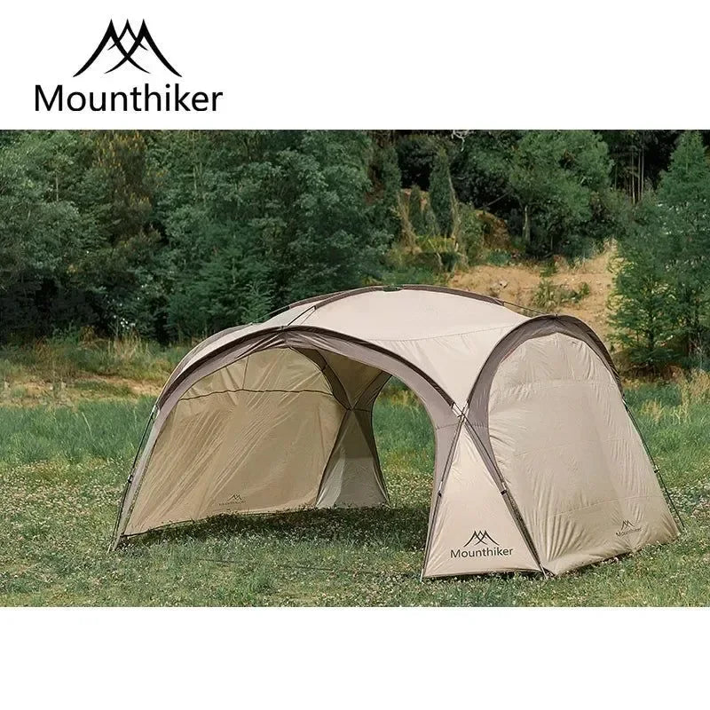 Outdoor Camping Tent 8-10 Person Dome Tent with Large Awning Pergola - Trekker Essentials