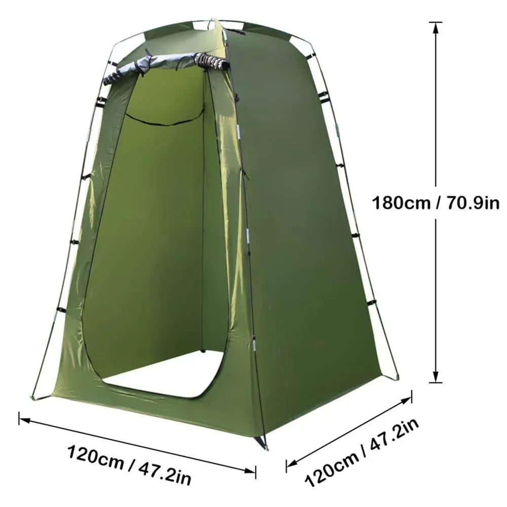 Outdoor Camping Tent Shower Tent - 6FT Privacy Changing Room for Camping, Biking, Beach - Trekker Essentials
