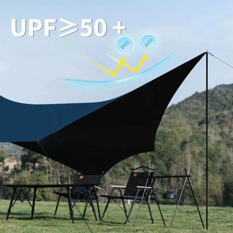 Outdoor Camping Vinyl Canopy - Trekker Essentials
