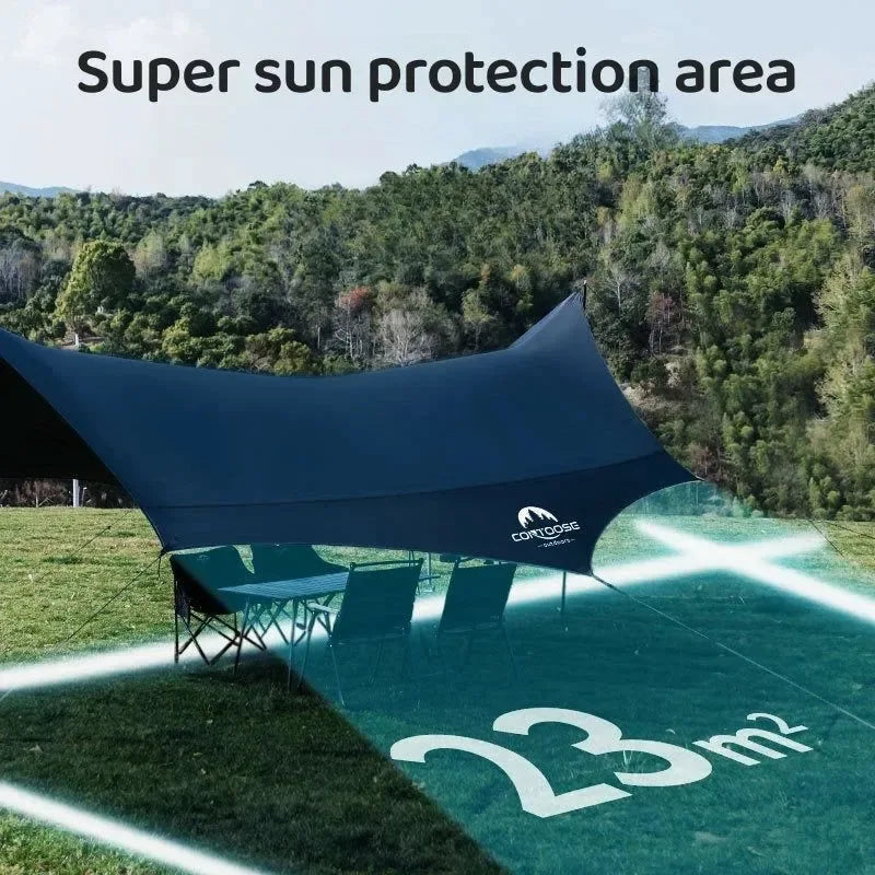 Outdoor Camping Vinyl Canopy - Trekker Essentials