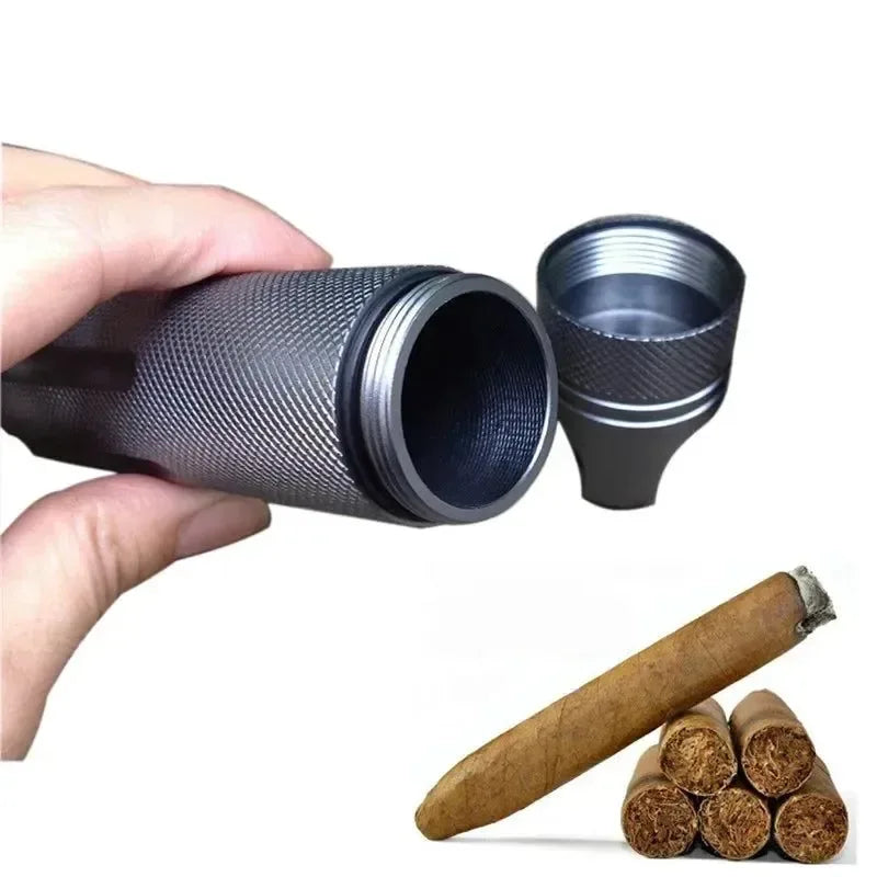 Outdoor CNC Waterproof Emergency First Aid Kits - Aluminum Pill Bottle & Survival EDC Storage Tank - Trekker Essentials