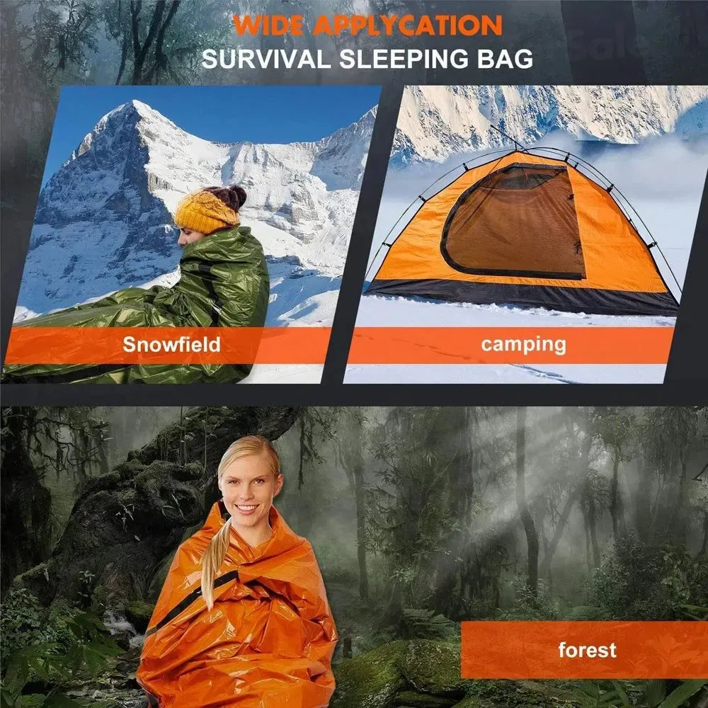 Outdoor Emergency Survival Sleeping Bag - Trekker Essentials
