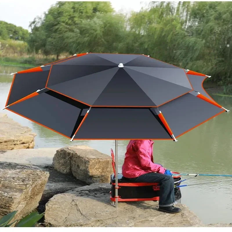 Outdoor Folding Fishing Umbrella for Camping and Beach - Trekker Essentials