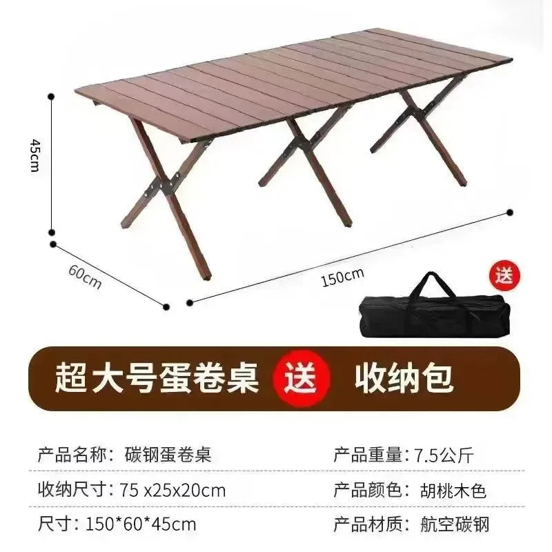 Outdoor Folding Picnic and Camping Table and Chairs Set - Trekker Essentials