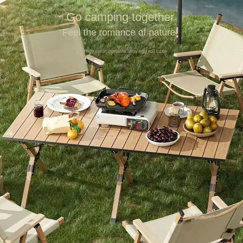 Outdoor Folding Picnic and Camping Table and Chairs Set - Trekker Essentials