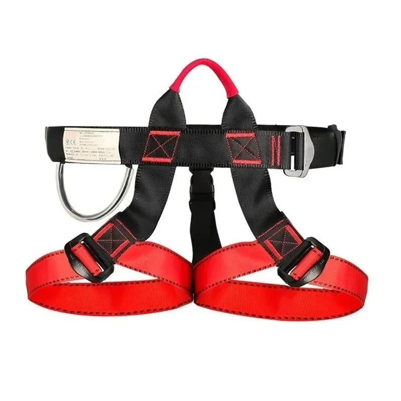 Outdoor Half-Body Harness: Essential Safety Gear for Rock Climbing and Aerial Adventures - Trekker Essentials