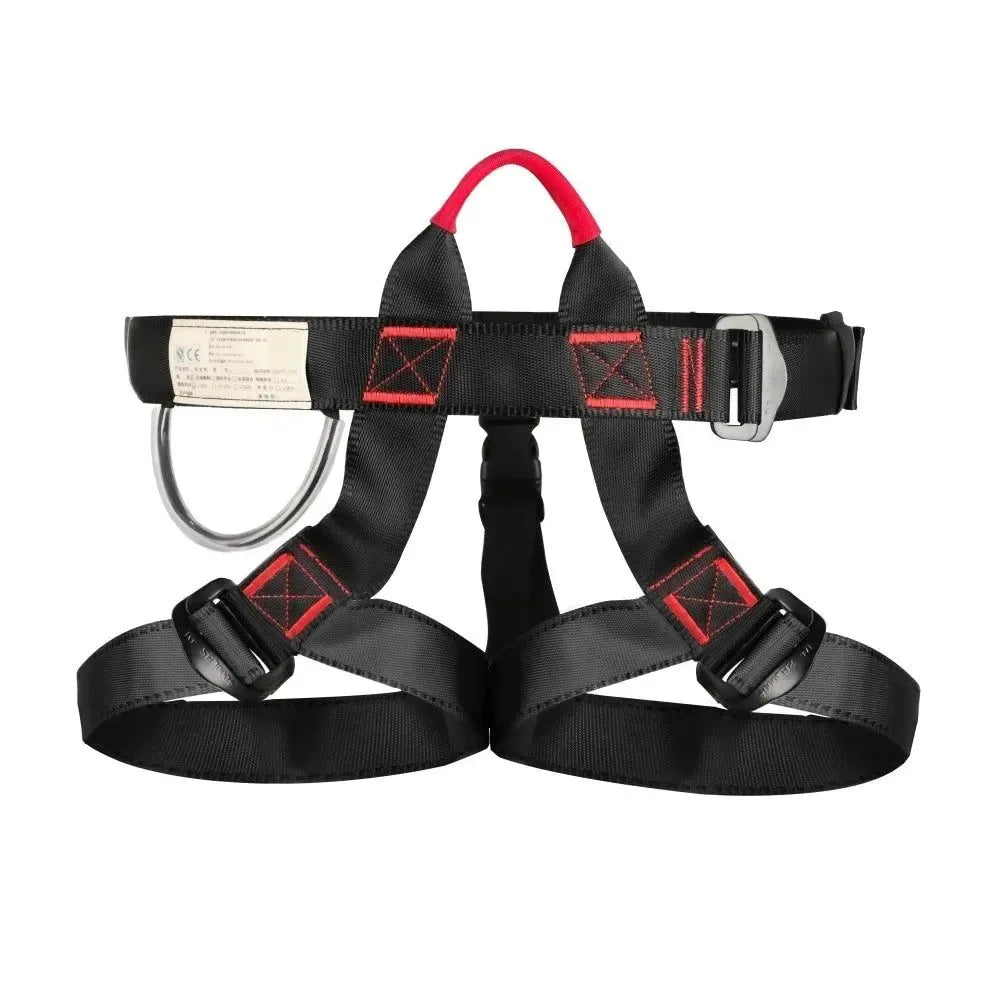 Outdoor Half-Body Harness: Essential Safety Gear for Rock Climbing and Aerial Adventures - Trekker Essentials