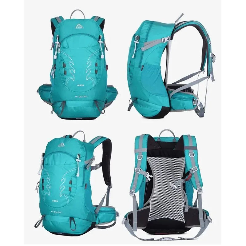 Outdoor Hiking Backpack: 30L Travel Trekking Motorcycle Rucksack for Camping and Climbing - Trekker Essentials