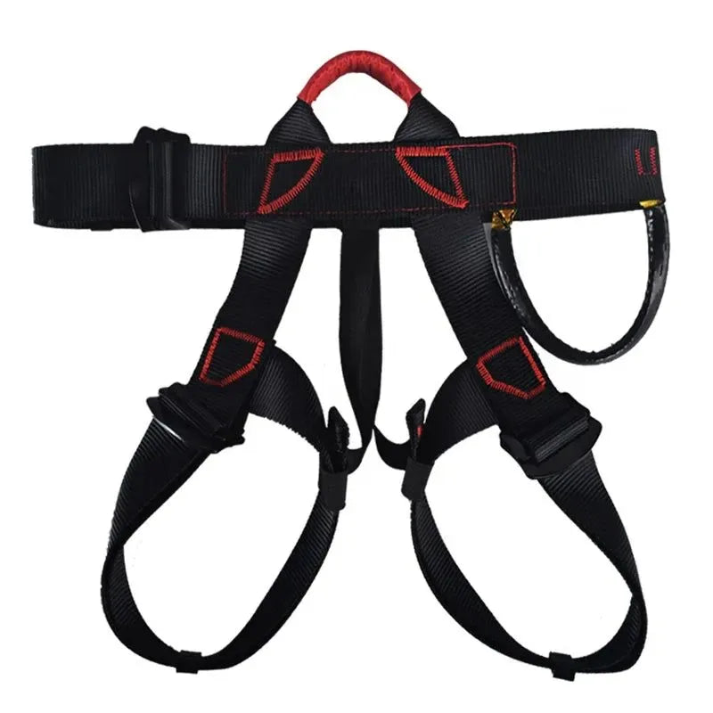 Outdoor Hiking Climbing Harness Safety Belt - Adjustable Harness for Working Aloft and Glass Exterior Scrubbing - Trekker Essentials