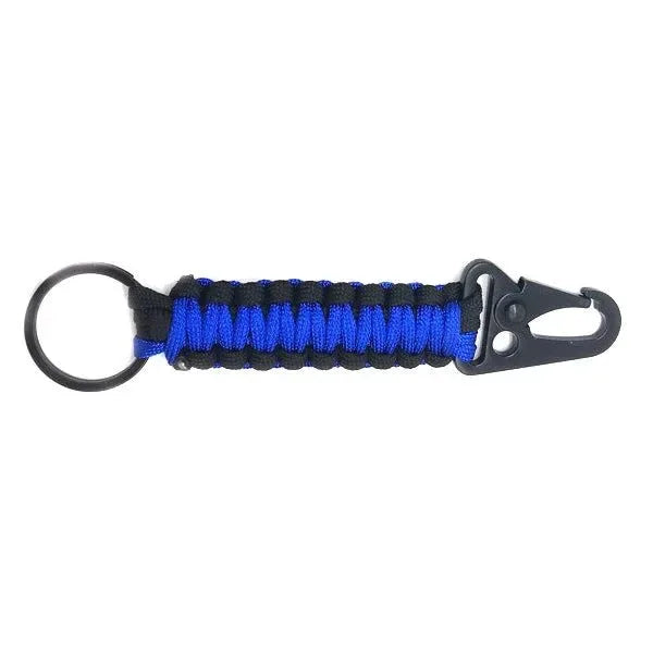 Outdoor Keychain Ring - Multi-Functional Camping Carabiner with Paracord Rope - Trekker Essentials