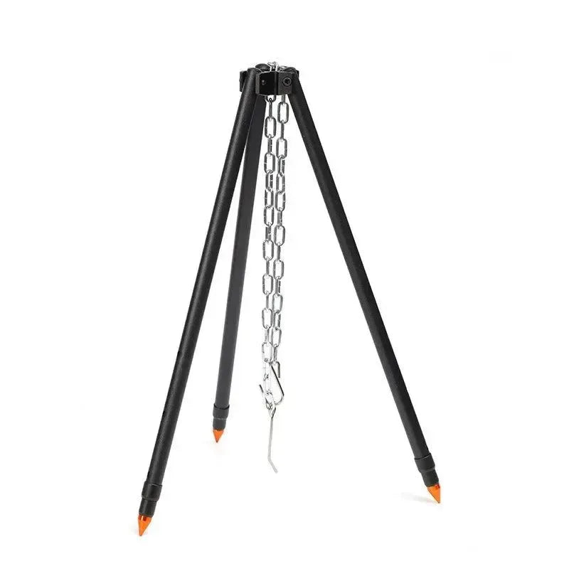 Outdoor Large Campfire Stand | Portable Hanging Pot Tripod for Camping, Barbecue, and Grilling - Trekker Essentials