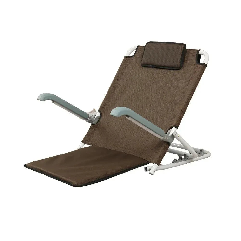 Outdoor Lounge Chair Camping Portable Relaxing Chair Balcony Courtyard Leisure Light Backrest Chair Folding Beach Chair New - Trekker Essentials