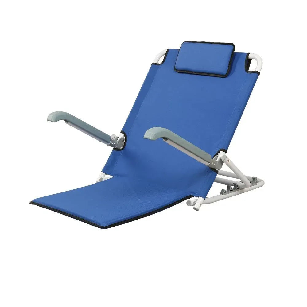 Outdoor Lounge Chair Camping Portable Relaxing Chair Balcony Courtyard Leisure Light Backrest Chair Folding Beach Chair New - Trekker Essentials