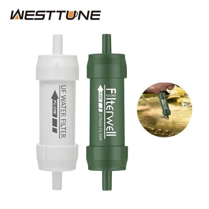 Outdoor Mini Water Filter Straw - Essential for Camping and Emergency Water Purification - Trekker Essentials
