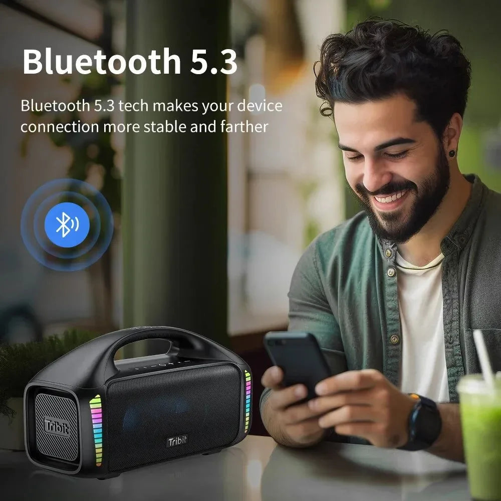 Outdoor Portable Bluetooth Speaker - IPX7 Waterproof Party and Camping Speaker with 30H Playtime - Trekker Essentials