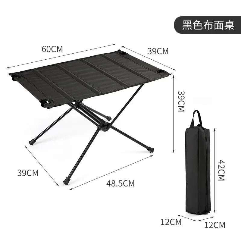 Outdoor Portable Collapsible Table and Chair Set - Ultralight and Tactical for Camping, Picnics, Road Trips, and Barbecues - Trekker Essentials
