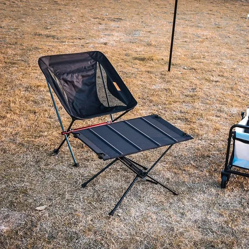 Outdoor Portable Collapsible Table and Chair Set - Ultralight and Tactical for Camping, Picnics, Road Trips, and Barbecues - Trekker Essentials