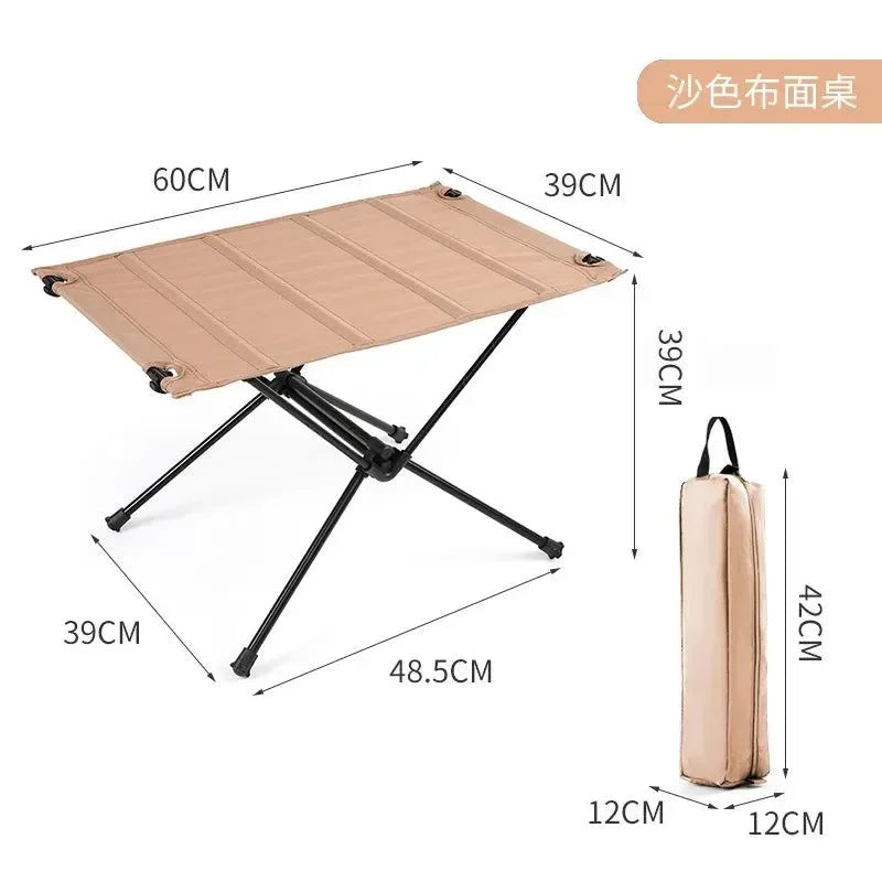 Outdoor Portable Collapsible Table and Chair Set - Ultralight and Tactical for Camping, Picnics, Road Trips, and Barbecues - Trekker Essentials