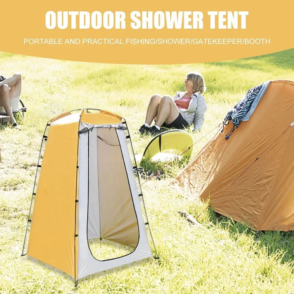 Outdoor Privacy Shower Tent - Waterproof Changing Room Shelter for Camping, Hiking, Mobile Toilet, Beach Privacy - Trekker Essentials