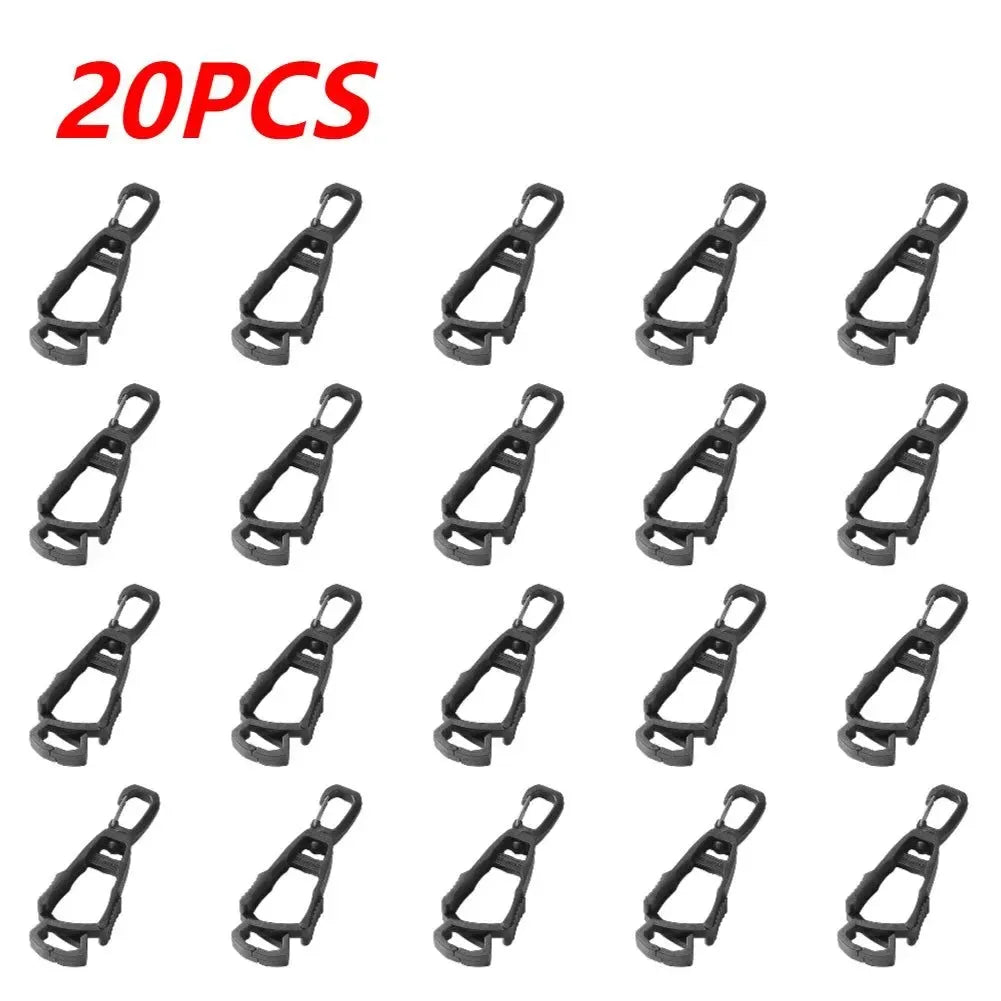 Outdoor Protective Gloves Clips Hanger - Multi-purpose Work Glove Guard Safety Plastic Clip for Camping Accessories - Trekker Essentials