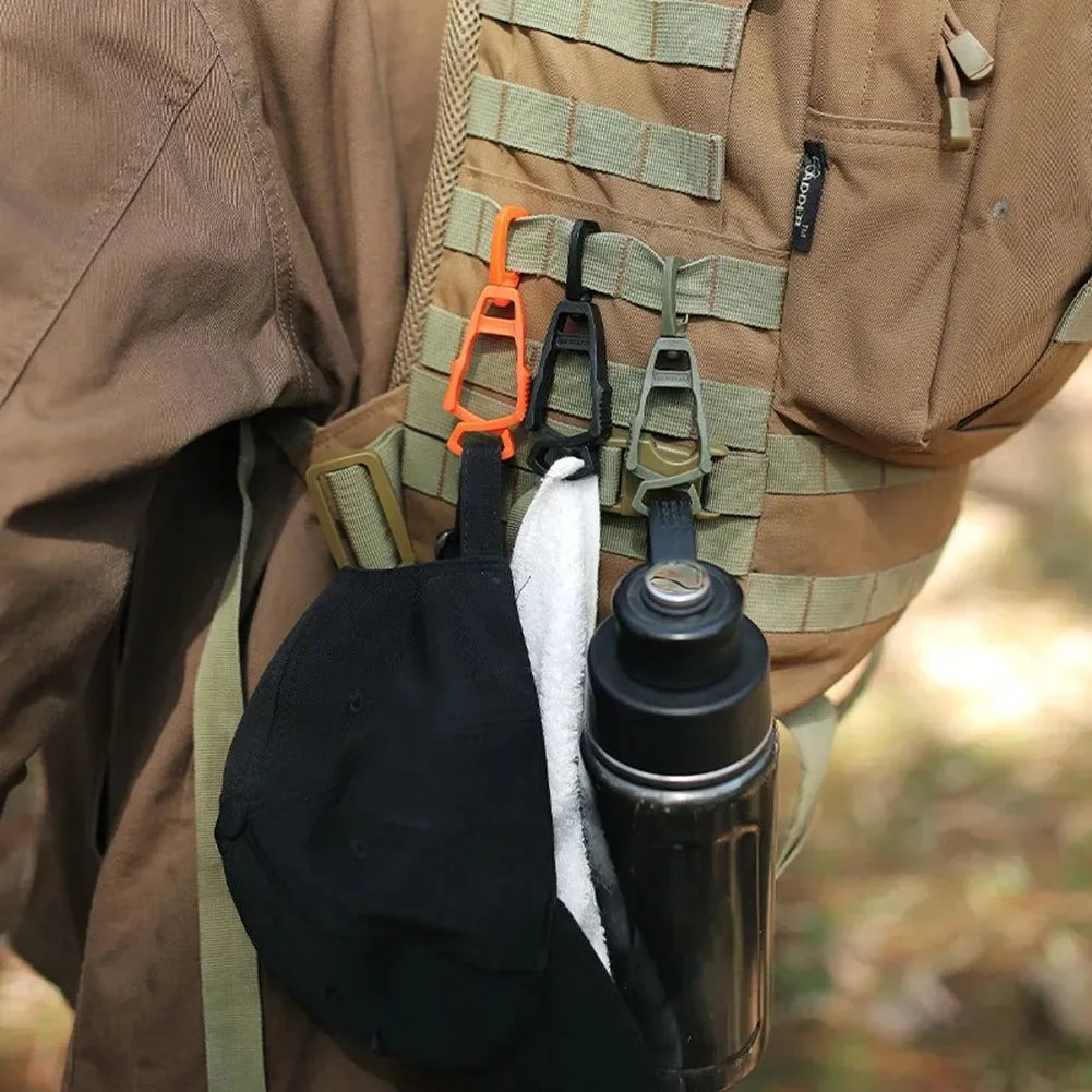 Outdoor Protective Gloves Clips Hanger - Multi-purpose Work Glove Guard Safety Plastic Clip for Camping Accessories - Trekker Essentials