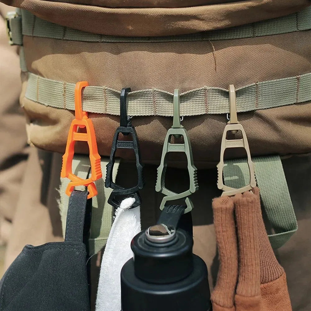 Outdoor Protective Gloves Clips Hanger - Multi-purpose Work Glove Guard Safety Plastic Clip for Camping Accessories - Trekker Essentials