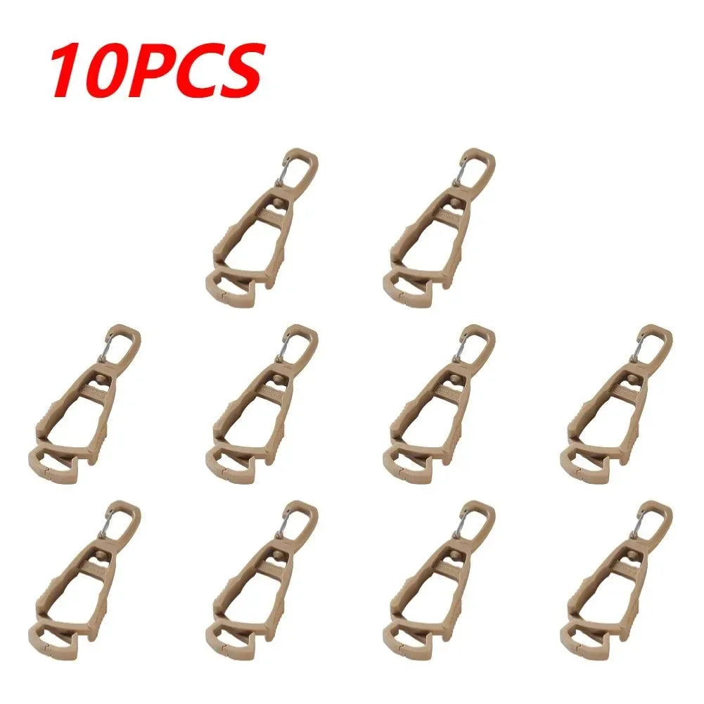 Outdoor Protective Gloves Clips Hanger - Multi-purpose Work Glove Guard Safety Plastic Clip for Camping Accessories - Trekker Essentials