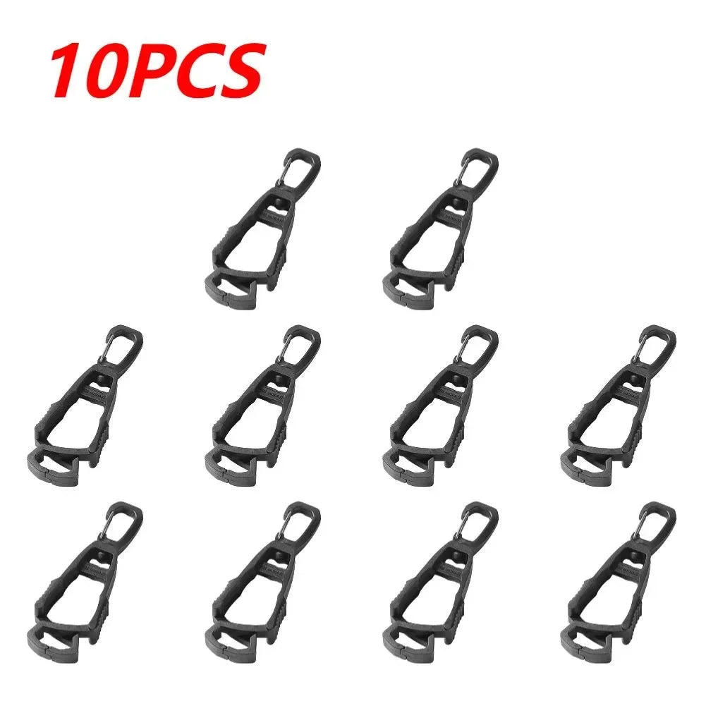 Outdoor Protective Gloves Clips Hanger - Multi-purpose Work Glove Guard Safety Plastic Clip for Camping Accessories - Trekker Essentials