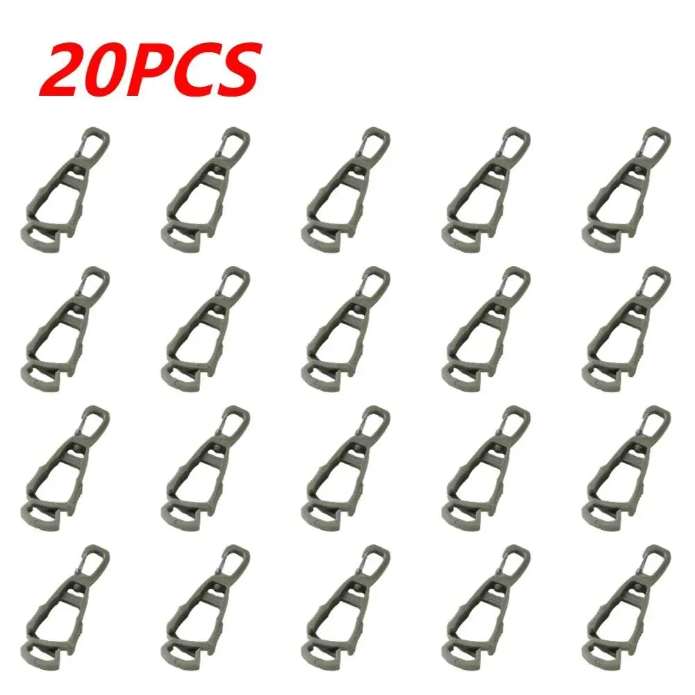 Outdoor Protective Gloves Clips Hanger - Multi-purpose Work Glove Guard Safety Plastic Clip for Camping Accessories - Trekker Essentials