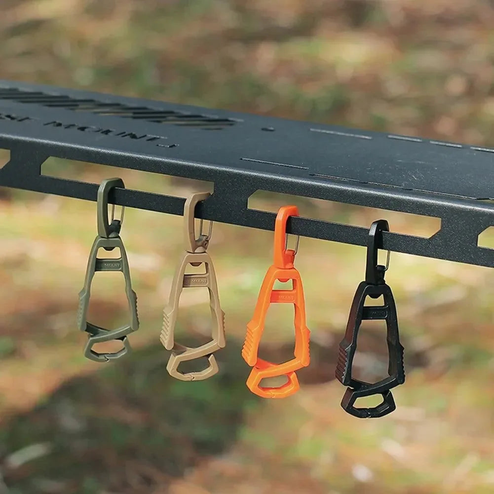 Outdoor Protective Gloves Clips Hanger - Multi-purpose Work Glove Guard Safety Plastic Clip for Camping Accessories - Trekker Essentials