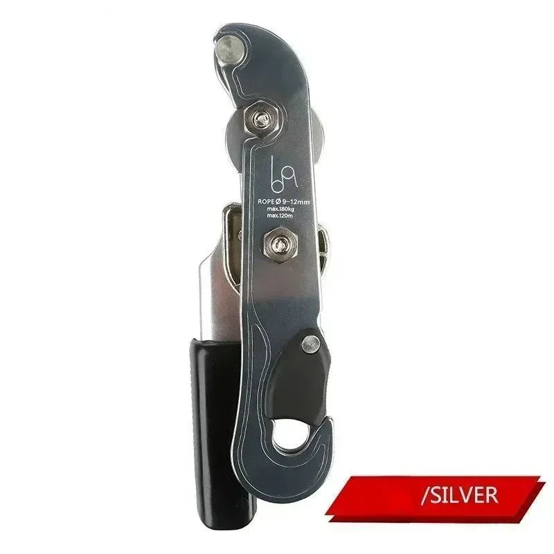 Outdoor Rock Climbing Handle-Controlled Abseiling Device - Rappelling and Descent Gear - Trekker Essentials