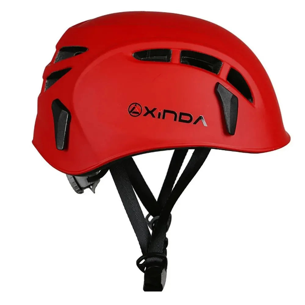 Outdoor Rock Climbing Helmet - Speleology, Mountain Rescue, Caving, and Safety Work Helmet - Trekker Essentials