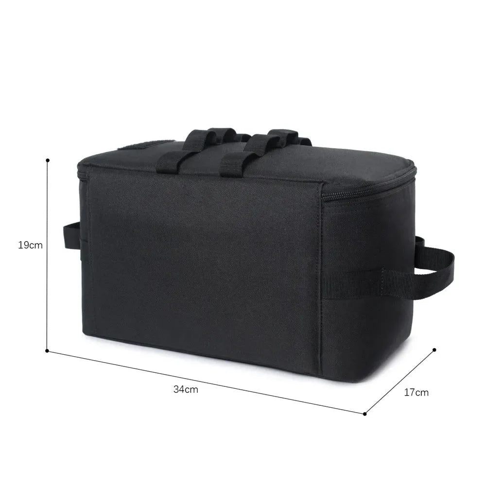 Outdoor Storage Bag for Camping Gas Canister and Cookware | Picnic Tools Organizer Carrier - Trekker Essentials