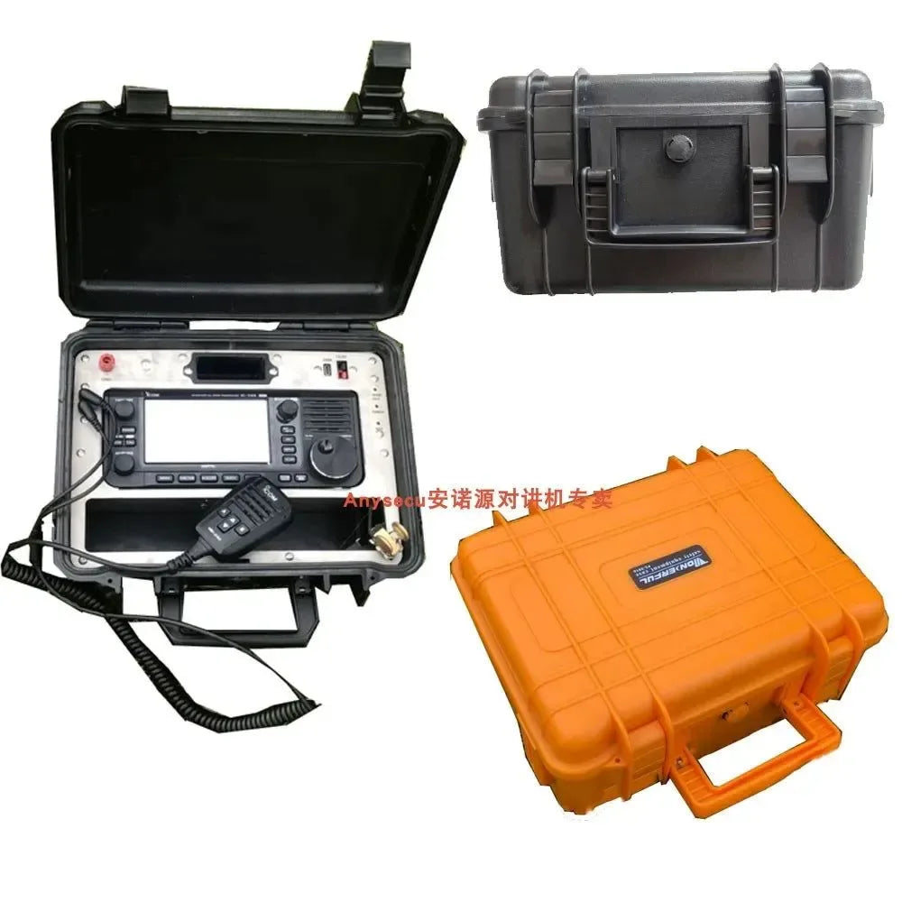 Outdoor Survival Shortwave Radio with Water Tank and Metal Panel for Emergency Communication and Disaster Preparedness - Trekker Essentials
