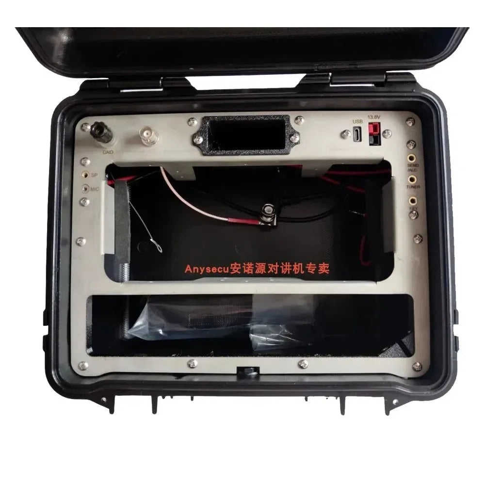Outdoor Survival Shortwave Radio with Water Tank and Metal Panel for Emergency Communication and Disaster Preparedness - Trekker Essentials