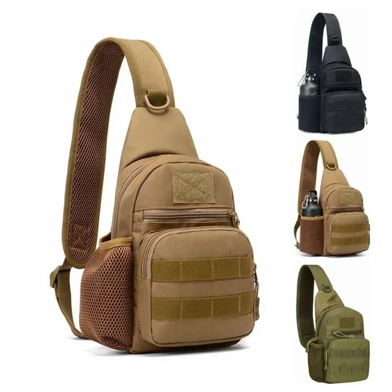 Outdoor Tactical Shoulder Bag - Nylon Crossbody Chest Bag for Hunting and Outdoor Sports - Trekker Essentials
