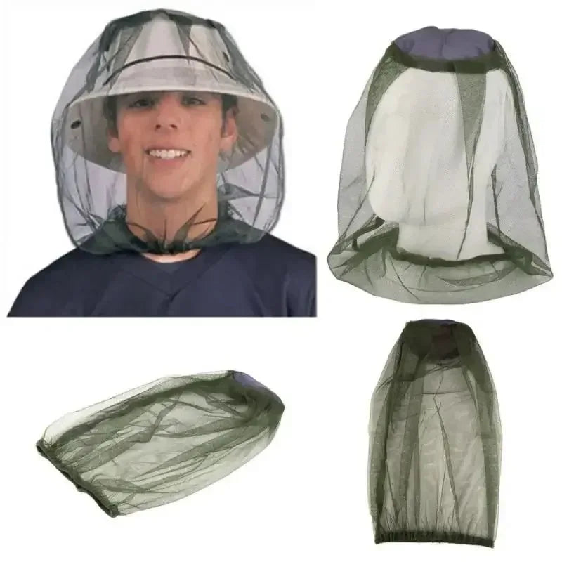 Outdoor Travel Camping Mosquito Net Hat - Insect, Bug, and Bee Protection - Trekker Essentials
