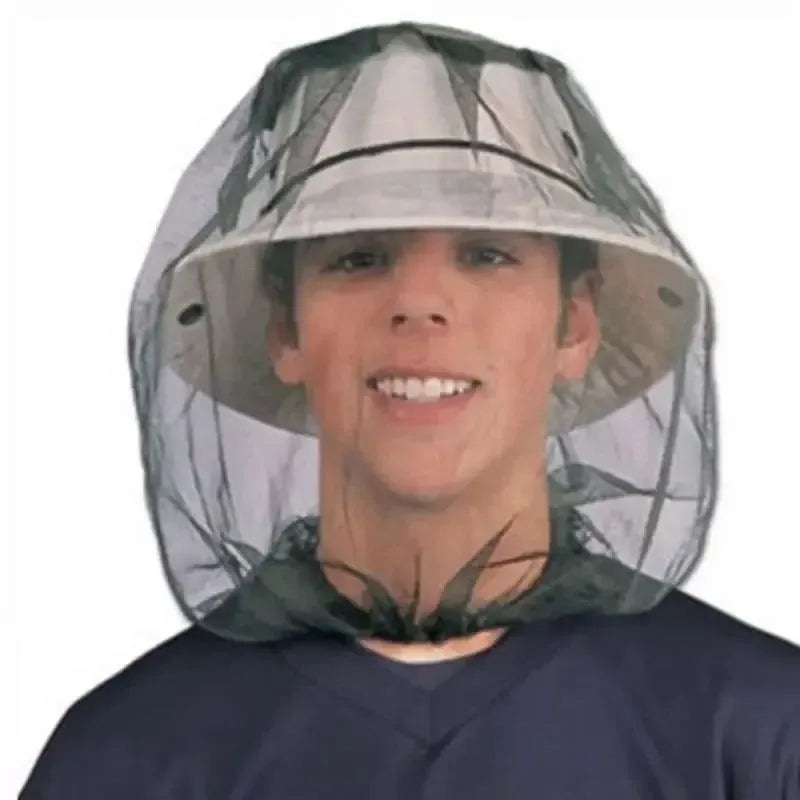 Outdoor Travel Camping Mosquito Net Hat - Insect, Bug, and Bee Protection - Trekker Essentials