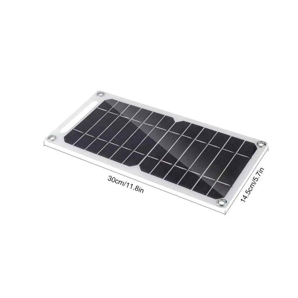 Outdoor USB Solar Panel Waterproof 5V High Power Portable Solar Charger for Mobile Phones - Ideal for Hiking and Camping - Trekker Essentials
