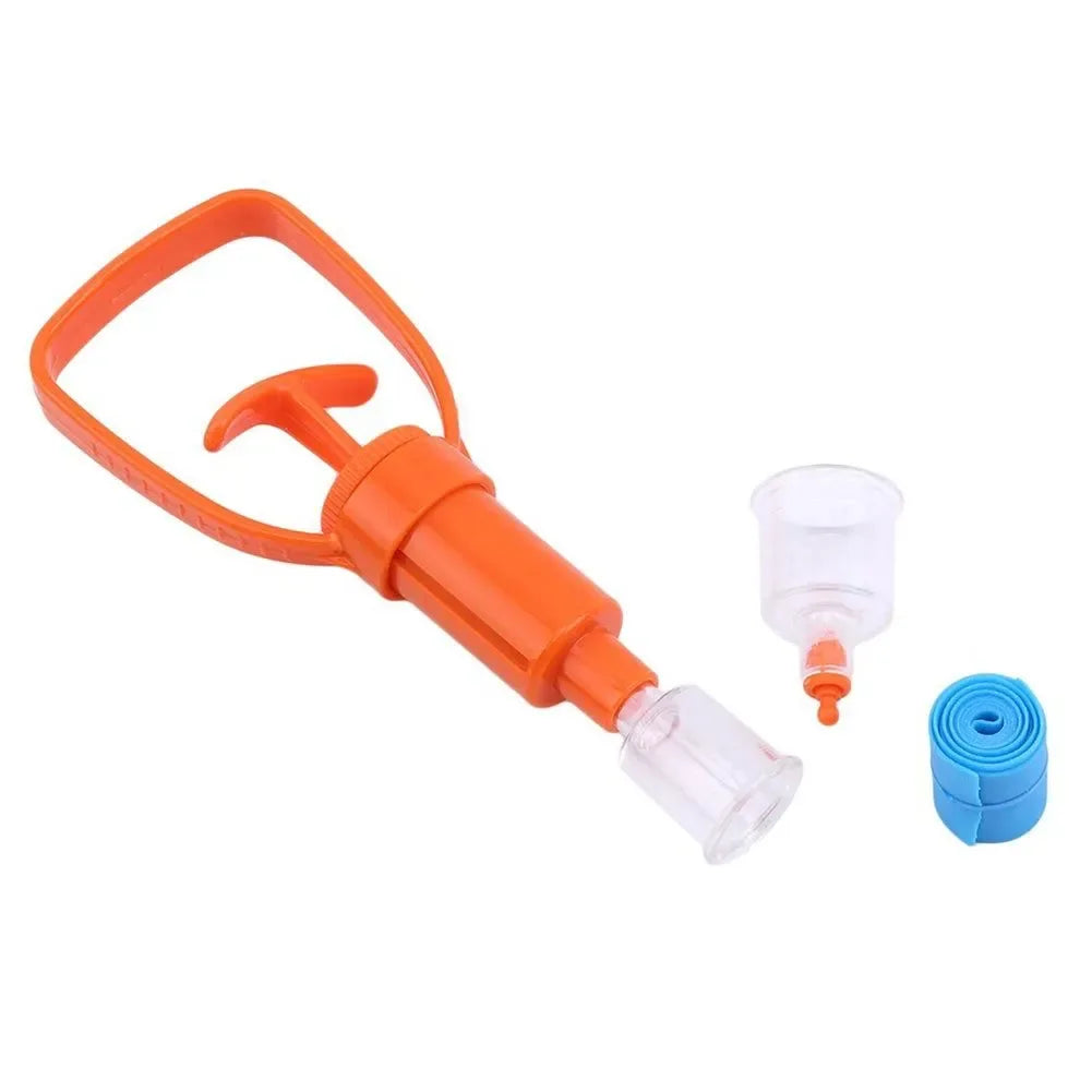 Outdoor Venom Extractor Pump - First Aid Kit for Snake, Mosquito, Bee Bites - Survival Vacuum Suction Pump for Camping and Hiking - Trekker Essentials