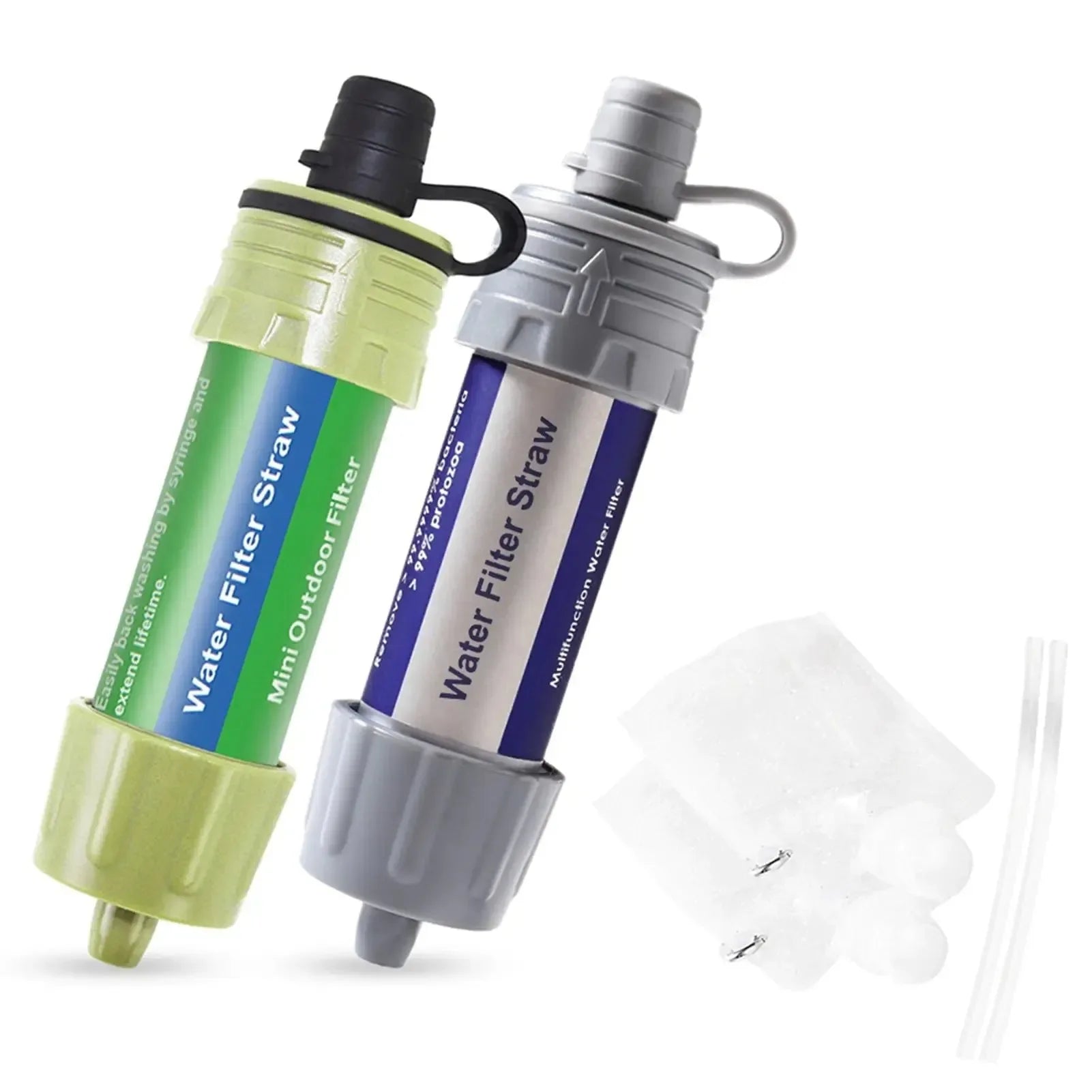 Outdoor Water Filter Straw for Emergency Preparedness Camping Traveling - Trekker Essentials