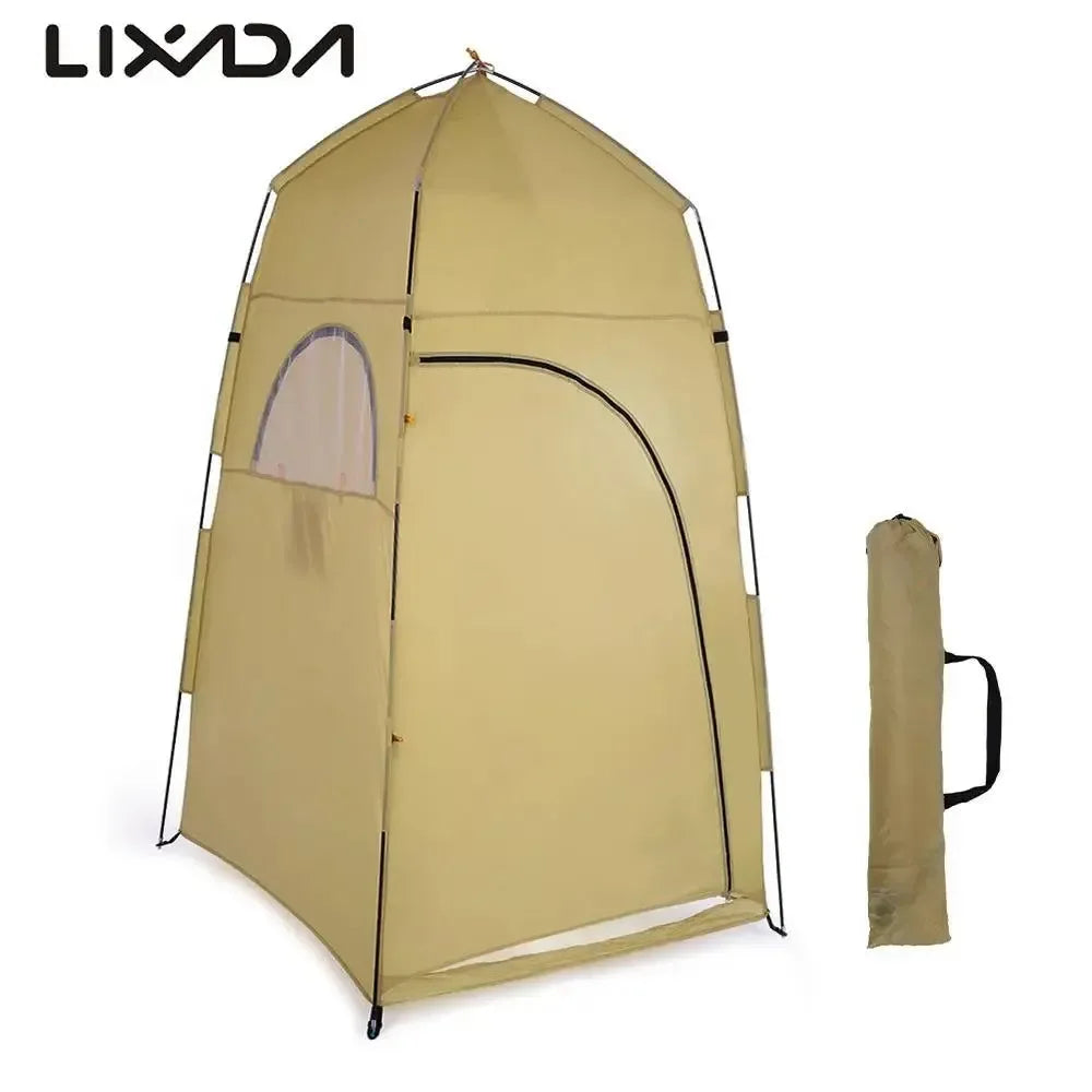 Outdoor Waterproof Changing Fitting Tent - Portable Anti UV Shower Bathing Tent for Camping Beach Travel Privacy Toilet - Trekker Essentials