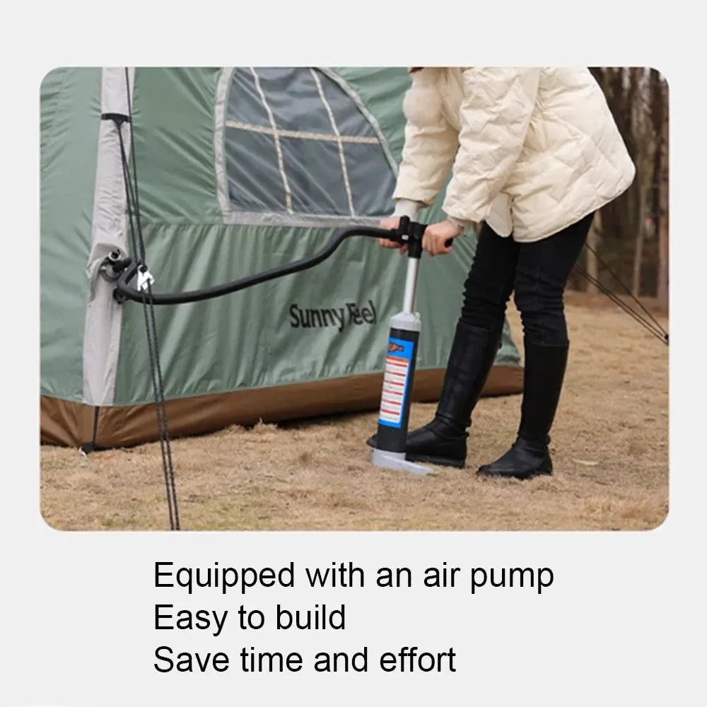 Oxford Cloth Inflatable Tent: Luxury Waterproof Pop-Up Tent for Camping, Parties, and Outdoor Adventures - Trekker Essentials