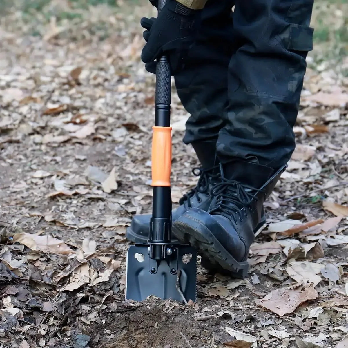 Ozark Trail 30-in-1 Survival Kit - Aluminum Handle Folding Shovel with Hard Case - Trekker Essentials