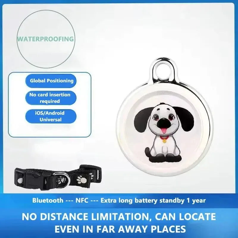 Pet Anti-Lost GPS Tracker - Bluetooth-Compatible Smart Wearable Locator for Real-Time Tracking on Dog or Cat Collar - Trekker Essentials