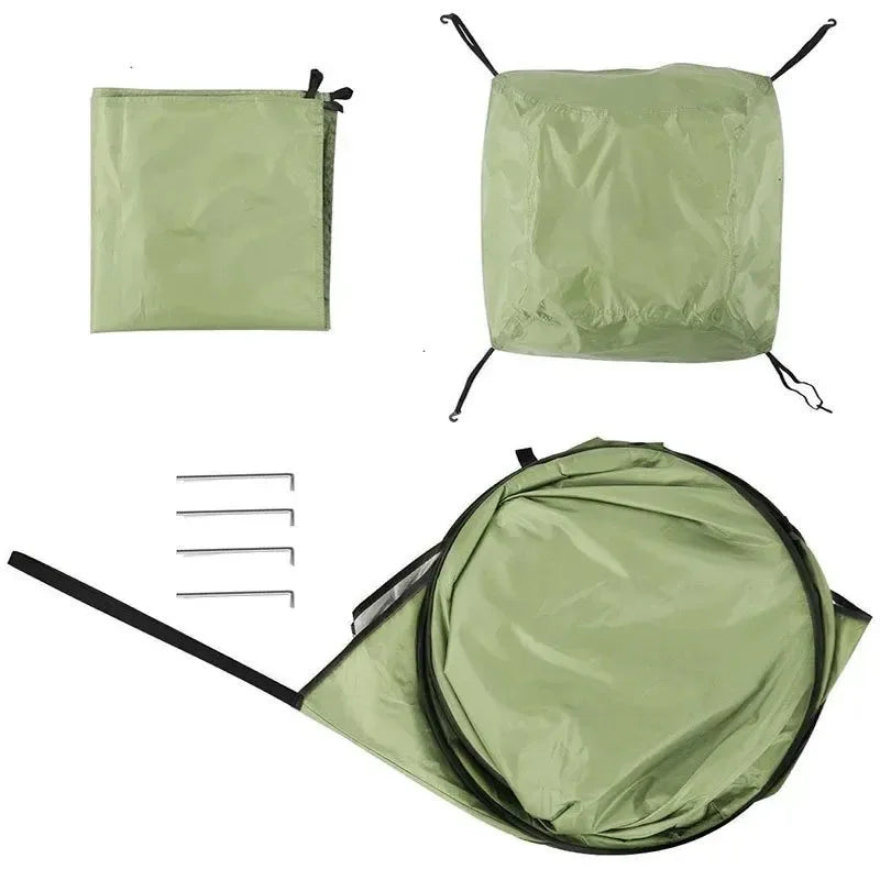 Pop-Up Outdoor Privacy Tent – Instant Waterproof Shower & Changing Shelter - Trekker Essentials