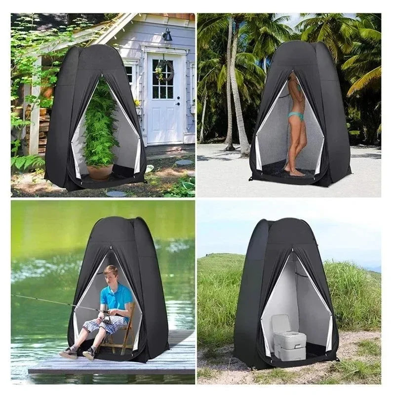 Pop-Up Outdoor Privacy Tent – Instant Waterproof Shower & Changing Shelter - Trekker Essentials