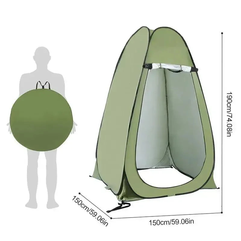 Pop-Up Pod Changing Room Privacy Tent – Lightweight & Sturdy Outdoor Shower & Toilet Shelter - Trekker Essentials