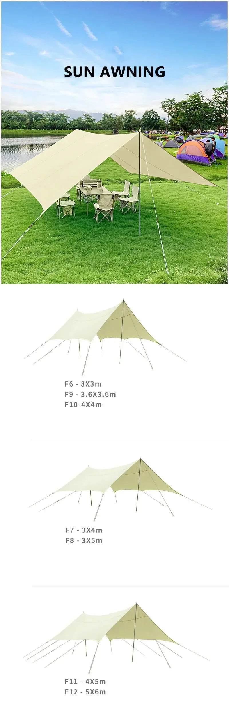 Pop-Up Portable Waterproof Camping Tent with Sun & Rain Protection - Trekker Essentials